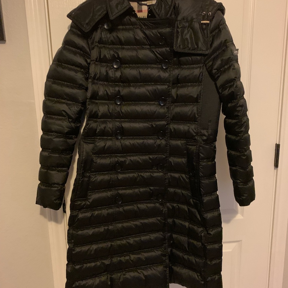 Burberry Black Puffer Coat